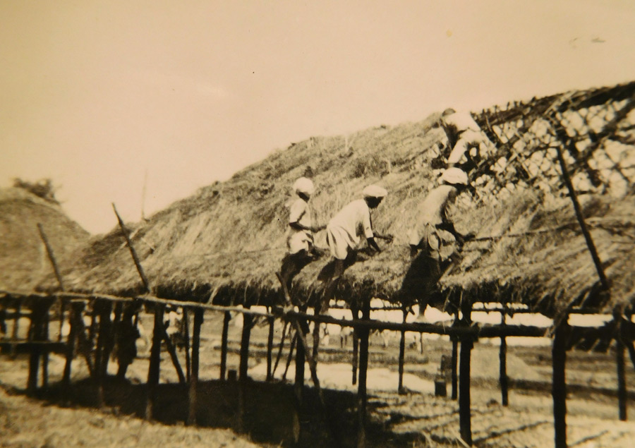 Officer accommodation under construction 1942