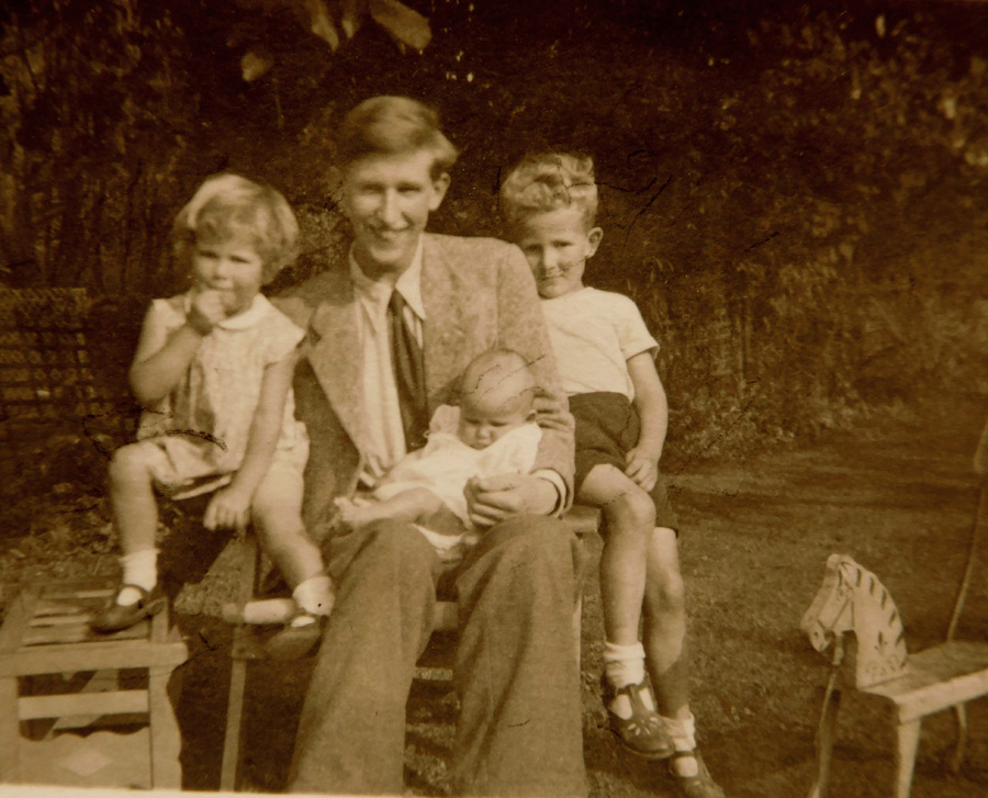 Sally, cousin Michael, Jane, David