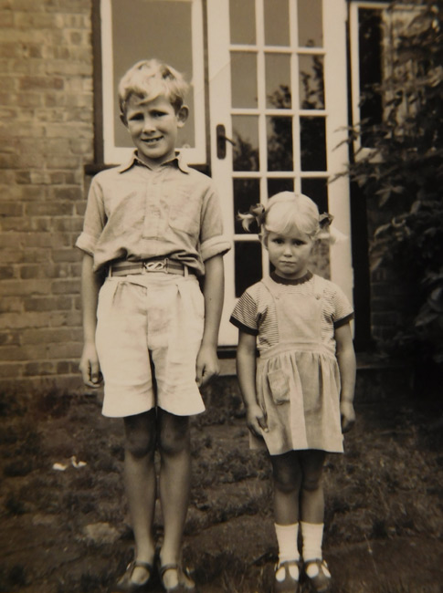 David and Jane, Abbott Rd. 1956