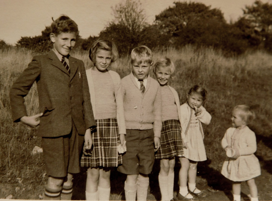 David, Sally, ?, Jane ? and ?